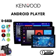 จอรถยนต์ Android [4+64/32G+กล้องหลังฟรี] CarPlay FM GPS Wifi YouTube BT EQ USB จอ Android 7/9/10 นิ้