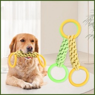 Dog Chew Rope Toys Tough Knot Tug Of War Toy With 2 Handle For Interactive Play Dog Pull Rope Teeth Cleaning Pupp naiesg naiesg