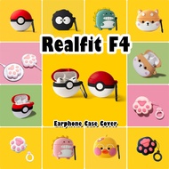 READY STOCKFor Realfit F4 Case Earphone Case Interesting Cartoon Soft Silicone Casing NO.1