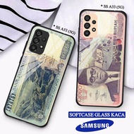Softcase Glass Kaca SAMSUNG A33(5G) A53(5G) - Casing hp SAMSUNG A33(5G) A53(5G) [ S25 ].