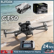 Drone GT50 4K Dual Camera 3 Battery 5.64in Screen Brushless WiFi Aerial Photography Mini Drone Hadia