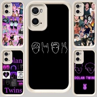 M-120 The Dolan Twins White Casing for OPPO A57s A36 A57e A76 A96 A57 A77 A77s