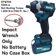 MAKITA MTPRO DTW700 (1/2") 700Nm Electric Cordless Impact Wrench Heavy Duty Brushless Ratchet Socket