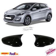 Bat Mirror Cover for Hyundai i30 2011-2018 Elantra CRDI GDI Car Accessories Piano Black Tuning Auto 