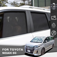 For Toyota NOAH VOXY R80 2014-2021 Magnetic Car Sunshade Front Windshield Mesh Frame Curtain Rear Si