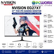 Nvision EG27XT 27" FHD 240Hz IPS Black Gaming Monitor