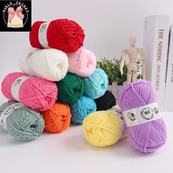 BLlifedecorIns 5ply Milk Cotton Yarn DIY Knitting Wool Crochet Yarn Crochet Thread Craft Knitting To