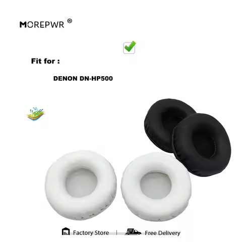 Replacement Ear Pads for DENON DN-HP500 Headset Parts Leather Cushion Velvet Earmuff Earphone Sleeve