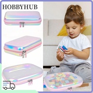 HOBBYHUB Transparent Laser Storage Box, Drawer Type Stack Combination Transparent Zipper Hard Bag, M