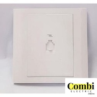 Hager Stylea Telephone RJ11 1 Mod Telephone Outlet // HAGER STYLEA RJ45 CAT5e SINGLE DATA OUTLET