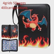 Binder Trading Card para Pokemon Cartão Coleção Binder Titular do livro personalizado com 50 mangas 