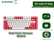 Bàn Phím Cơ Không Dây Dual Mode Newmen GM840 - Hàng Chính Hãng