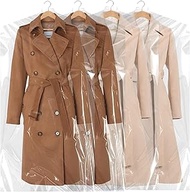 RAAHII 10 piece transparent plastic dustproof hanger clothes storage bag for dress, lehenga, sherwan