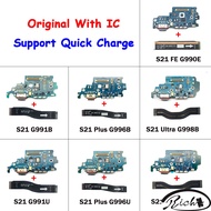 Original For Samsung S21 Plus Ultra G991U G991N G991B G996B G998U G998B G998N USB Charging Connector