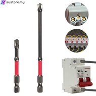 [Super] 65-110mm Magnetic Special Slotted Cross Screwdriver Bit for Electrician FPH2 Red [Ready Stoc