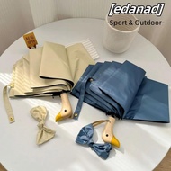 EDANAD Folding Umbrella, Cartoon Dual-use Duck Head Umbrella,  UV Protection Sunny and Rainy Manual 