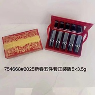Hot Style New Arrival Counter Quality/210 Dior Gold Halo Blue Gold Lipstick Formal Package Five-Piec