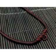 Brown 4mm Nylon String One Hook Amulet men's necklace!