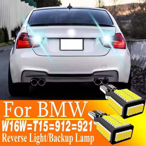 2pcs W16W Led Reverse Light Bulb Backup Lamp T15 921 Canbus For BMW E81 E87 E88 E82 E92 E90 E91 E60 