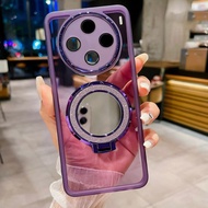 เคสสำหรับ XIAOMI POCO C75 Redmi 14C 4G 5G 2024โปร่งใสพร้อมฝาครอบที่ยึดกระจกสำหรับ POCOC75 C 75 Redmi