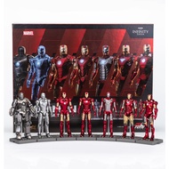 Anime Movie Avengers Marvel ZD Toy Tony Stark Legends Iron Man 4 Inches MK1 MK2 MK3 MK4 MK5 MK6 MK7 