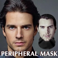 Henry Cavill Outdoor Role-playing Facial Mask 3d Balaclava Headgear Face Printed 3d Hat Cosplay R6t4