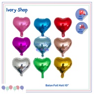 Love foil Balloon 20cm 10 inch heart balloon