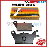 YAGUSO ICON FRONT DISC BRAKE PAD // KULIT BREK DEPAN SPACY Brake Pad Spacy Front Brake Pad Honda Ico