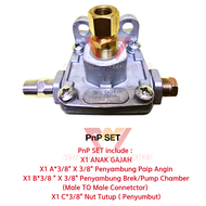 UNIVERSAL (INJAP PELEPASAN PANTAS) QUICK RELEASE VALVE 3/8-SORL BRAKE VALVE TRAILER PLUG AND PLAY SE