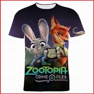 GC1 Zootopia 2 Rise of the Non-Mammalians Cosplay cloth Full Graphic Trend summer T-shirt 110cm-4XL 