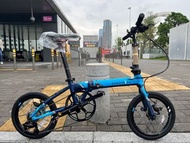 黑紅黑黃黑白藍色 大量有貨 2023年 (伸縮頭柱內摺版本) Dahon K3 Plus 9速16寸碟剎鋁合金折叠車