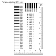F1MY Badge gauge Stain card Point gauge wire gauge film ruler Stain contrast ruler f1my