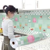 Kitchen oil-proof stickers waterproof fire resistant high temperature wall stickers tile stove thick