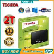 Toshiba Canvio Basic 2TB HD Hardisk Eksternal / HDD External USB 3.0 Portable Hardisk External Hard 