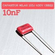 CAPACITOR MILAR 103J 630V 103 10n 10nF 630VOLT CBB22