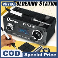 PkYeG T12-942 Mini OLED Digital Soldering Station T12-907 Handle +T12-K Tip