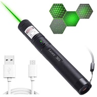 303 GREEN LASER POINTER USB TYPE Wireless Long Range Green Laser High Power