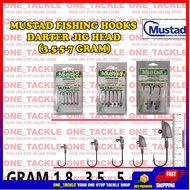 Mustad Hook Darter Jig Head  3.5g/5g/7g(JH32833)/Mata Kail
