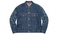 Supreme shibori denim trucker jacket M