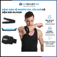 Băng Khuỷu Tay Đai Bó Cơ Khuỷu Tay Cùi Chỏ Có Đệm Hơi Silicone Aolikes AL7949 Hổ Trợ Vận Động Thể Th