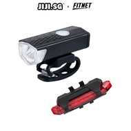 (JIJI.SG x FITNET) FEVRE Bicycle Front And Rear Light / Bike Accessories / Bike Light / Bike Parts