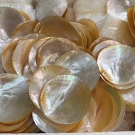 She Shell Plate Caviar Plate Jewelry Plate Yellow Butterfly Shell Plate Natural Shell Jewelry Box De