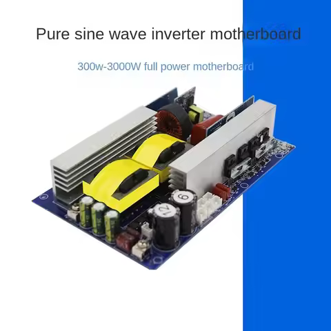Solar Pure Sine Wave Inverter power supply 12V 24V 48V 60V To 110V 220V Motherboard Drive Board 1000