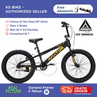 BMX Aviator 8822 3.0 20 Inch by Pacific Bike Garansi Resmi Sepeda Anak Laki Laki BMX Umur 7, 8, 9, 1