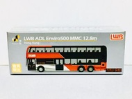 全新 未開封 Tiny 微影 合金 車仔 Scale 1:110 1/110 比例 龍運巴士 LWB ADL Enviro 500 E500 MMC Facelift 12.8m 巴士 電鍍 銀色 ( 路線 馬鞍山 R40 ) 會員 限定