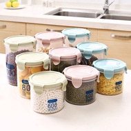 ready stock cereal Storage Container Set,   Plastic Airtight Food Storage Containers  for Cereal, Sn