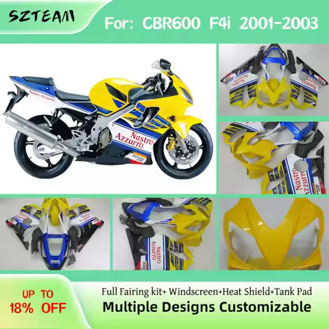 For Honda CBR600F4i 2001 2002 2003 ABS Fairings CBR 600 F4i 01 02 03 Motorcycle Accessories Injectio