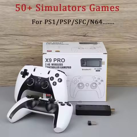 X9PRO TV Video Game Console Retro Game Stick 50+Emulator For PS1 PSP NDS N64 50000 Classic Games wit