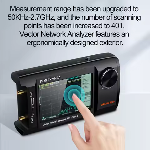 Advanced Spectrum Antenna Analyze Tester PORTXVNSA NanoVNA-H4 Plus VNA Vector Network Analyzer Suppo
