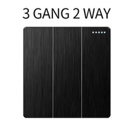 LEJIA modern lighting wall black dimmer switch paint panel 13A universal socket 3 pin plug power poi